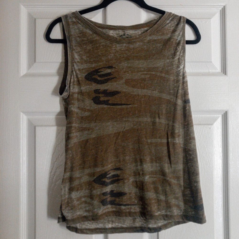 Camo muscle tank